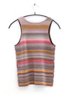 SWAYING 25 Fall/Winter Collection: Striped Wool Vest SW-SW25AW1T02C2S2-FEN Pink (SW25AW1T02C1S2)